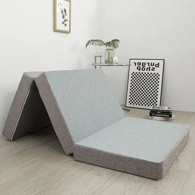 Obrázek produktu pro Matrace pro hosty s 15 cm vrstvou gelové pěny – odolný skládací design – 135 x 190 x 15 cm