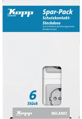 Produktbild von PP 6Steckdose MIL stah