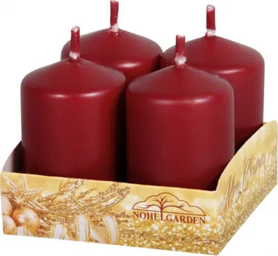 Obrázek produktu pro Nohel Garden Svíčka adventní matná d4x6cm 4ks