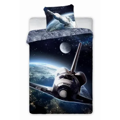 Obrázok produktu pre Vrátane posteľnej bielizne FARO Space Shuttle Bavlna, 140/200, 70/90 cm