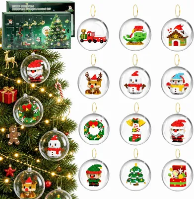 Obrázek produktu pro Adventní kalendář pro děti - Vánoce - 12 mini kostek
