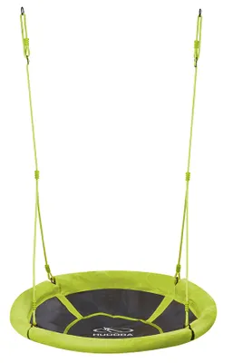 Immagine prodotto di Hudora 72156 Altalena a nido 110 Ø cm rotonda verde/nero