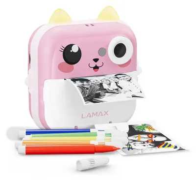 Imagen del producto de Cámara para niños LAMAX InstaKid2 Plus, color rosa