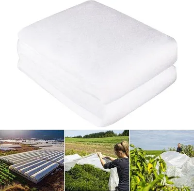Image de Protection hivernale pour plantes 2 x 10 m - Protection hivernale pour plantes d'extérieur - Protection hivernale pour potager et verger - Protection pour plantes d'extérieur 2 x 10 m
