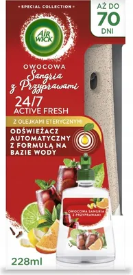 Produktbild von Air Wick Active Fresh Lufterfrischer mit Nachfüllung Fruchtige Sangria mit Gewürzen, 228 ml