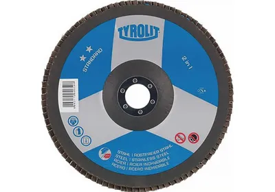 Produktbild von Fächerscheibe STANDARD D.125mm K.80 kon.Stahl,VA ZA-ZK