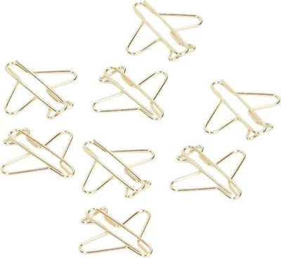 Imagen del producto de Clips metálicos, 100 unidades, portátiles, para uso escolar y de oficina