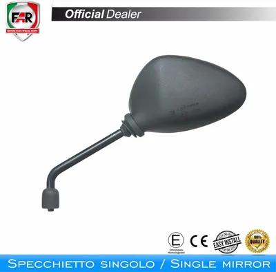 Immagine prodotto di Specchietto manubrio omologato FAR 6082 destro nero
