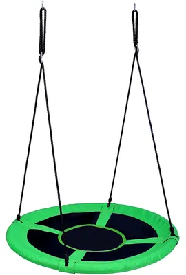 Produktbild von Nestschaukel Outdoor grün 90cm verstellbare Seile Garten