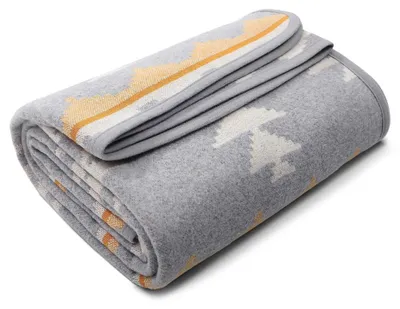 Produktbild von Überwurf Wolle weich warm dick waschbar 160 x 129,5 cm Marokkograu