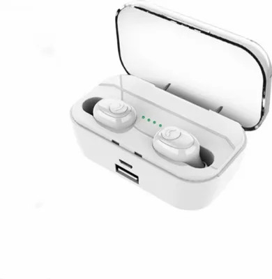 Obrázek produktu pro Jediná bezdrátová sluchátka do uší Bluetooth 5.0 TWS s možností dobíjení bílá