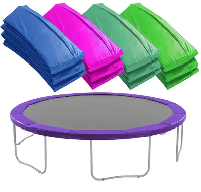 Produktbild von Trampolin Randabdeckung reißfest – Lila Ø430 cm Federabdeckung Randschutz Ø 244–457 cm, PVC, wetterfest