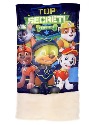 Produktbild von Paw Patrol Kinder Schlauchschal Jungen Loop Schal Multifunktionstuch Winter Fleece , Farbe:Weiß
