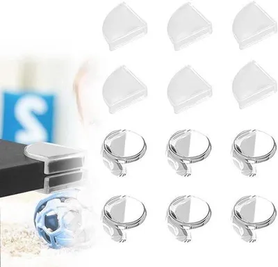 Zdjęcie produktu dla Siatki ochronne dla dzieci, przezroczyste, 12 sztuk
