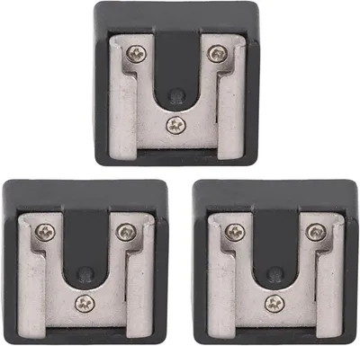 Productafbeelding van Flitsschoen Adapter - Statief Schroef Adapter - Camera Accessoires - Universele Compatibiliteit - 1/4 inch Schroef - Zwart
