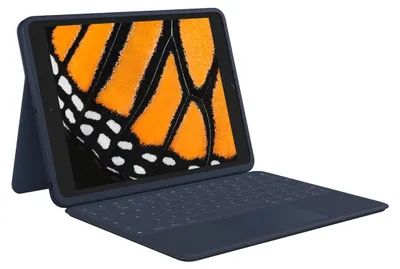 Produktbild von Logitech Rugged Combo 3 Touch for Education - Tastatur und Foliohülle - mit Trackpad - Apple Smart connector - QWERTY - GB - für Bildungseinrichtungen - für Apple 10.2-inch iPad (7. Generation, 8. Generation, 9. Generation)