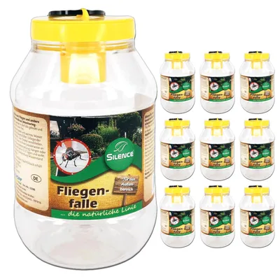 Produktbild von Silence Fliegenfalle: Optimaler Fliegenschutz für den Außenbereich – 10 Sets
