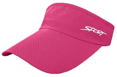 Produktbild von Visor Cap Herren Damen Ultra-Leicht Sonnenblende Rot Einheitsgröße