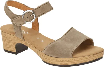 Produktbild von Gabor KRETA Damen Sandalette - Riemchen Sandalen braun Elegant NEU
