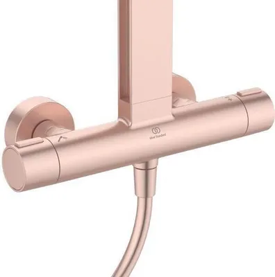 Produktbild von Duschsystem Alu+ mit CeraTherm Brausethermostat rose rose