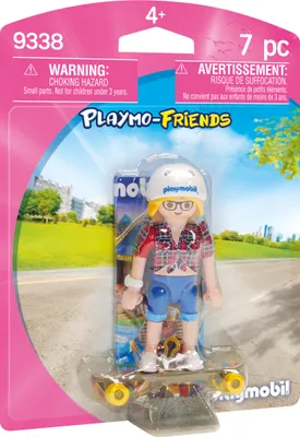 Produktbild von PLAYMOBIL 9338 Teenie mit Longboard