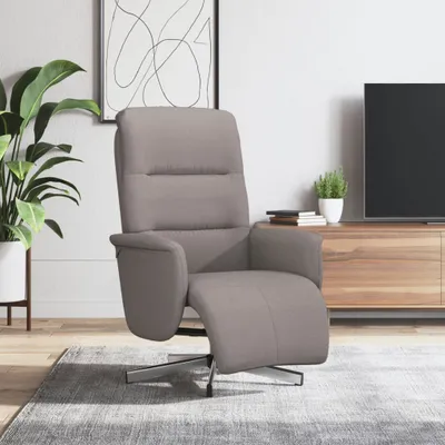 Image de Fauteuil de relaxation pratique avec pied Tissu Taupe - Fauteuil TV & Relax ,meubles design 6176837 1parcel