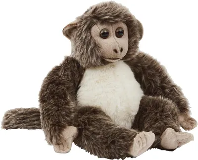 Produktbild von WWF Plüschtier - Affenbaby graubraun (23cm) Plüschtier Kuscheltier lebensecht Affe Äffchen