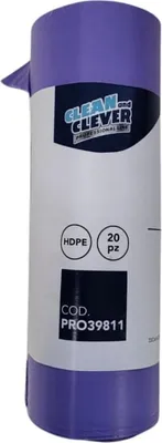 Zdjęcie produktu dla Worki Na Śmieci Clean Clever Fioletowy 1 Szt. Do Odpadów I Segregacji Opakowanie