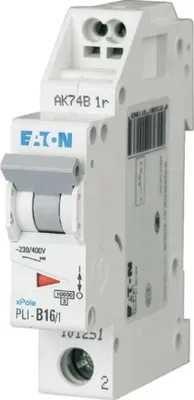 Produktbild von Eaton PLI-B16/1, Miniatur-Leistungsschalter, Typ B