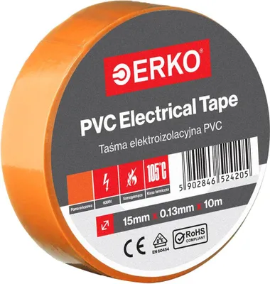 Productafbeelding van PVC Isolatietape 15mm x 10m, Oranje