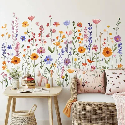 Wandtattoo-Set mit Blumen, Modell 038-083 – Decords, Produktansicht 1