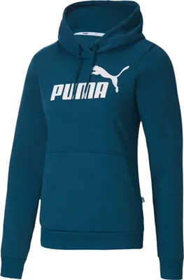 Produktbild von Puma Kapuzenpullover Damen mit Kägurutaschen, Farbe:Blau, Größe:36