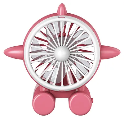 Obrázek produktu pro USB stolní ventilátor, tichý provoz, malý, ale výkonný, osobní mini ventilátor pro stůl, růžová barva