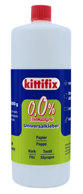 Produktbild von Kittifix 0,0% Lösemittelfrei Universalkleber 1000g mit Spritzverschluss