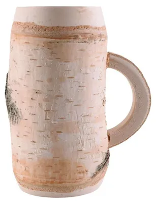 Produktbild von Krug mit Henkel, Birkenholz, ca. 0,5 Liter