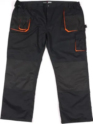 Productafbeelding van Overgrote maten, werkbroek ABRAXAS, zwart, maat 10XL