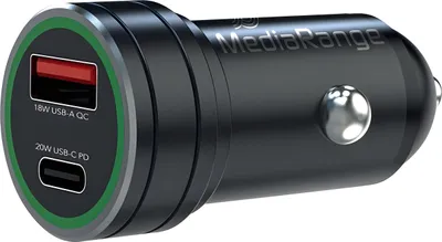 Produktbild von MediaRange MRMA120, Auto, Zigarettenanzünder, 12 V, Schwarz