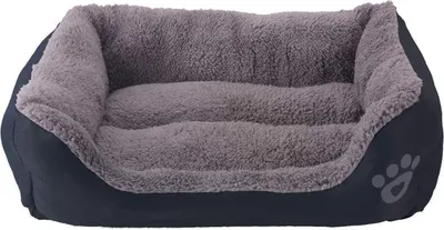 Obrázek produktu pro Pelíšek pro kočky a malé středně velké psy Měkký omyvatelný polštář pro psy s teplým košem 54 * 42 cm