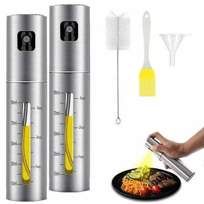 Produktbild von 2X Ölsprüher Fr Speiseöl Öl Sprühflasche Ölzerstäuber Oil Sprayer Ölspenderspray