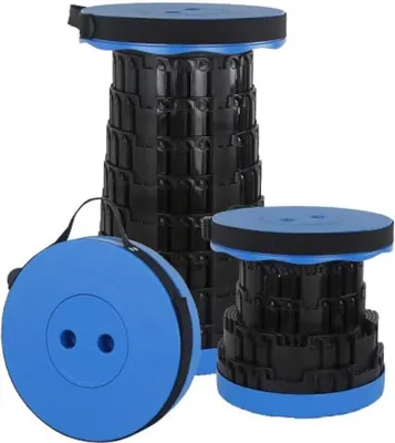 Zdjęcie produktu dla Stołek teleskopowy 45 cm, max. 210 kg, na kamping