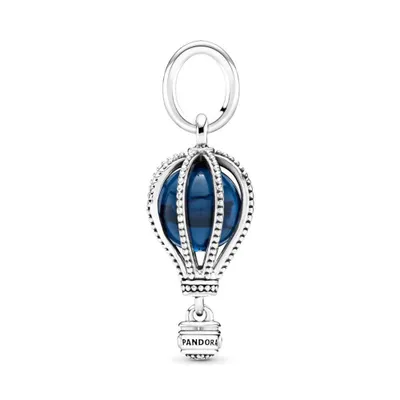 Image de Pandora bleu montgolfière Voyage Charm 798064NMB Pendentif