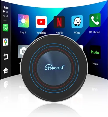 Zdjęcie produktu dla Adapter CarPlay - Adapter do samochodu - CarPlay bezprzewodowe - Adapter Android Auto - Adapter samochodowy bezprzewodowy