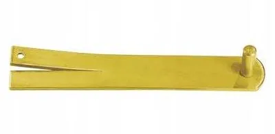 Immagine prodotto di Supporto per stilo DOMAX da montare a parete, dimensioni 255x40x4 mm, diametro 16, in zinco