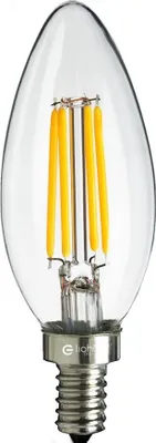 Zdjęcie produktu dla Żarówka filamentowa LED 5W świeczka E14 neutralna barwa światła Eko-Light