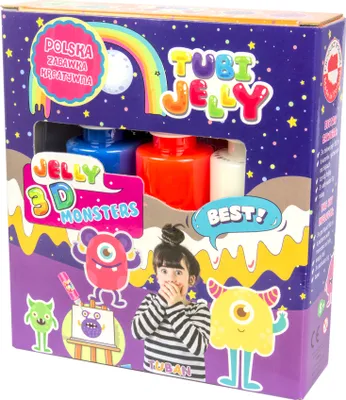 Obrázok produktu pre TUBAN Sada Tubi Jelly Potworki – kreatívna zábava s modelovacou hmotou