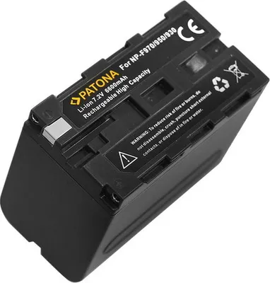 Produktbild von PATONA 1074, 6600 mAh, 7,2 V, Lithium-Ion (Li-Ion)