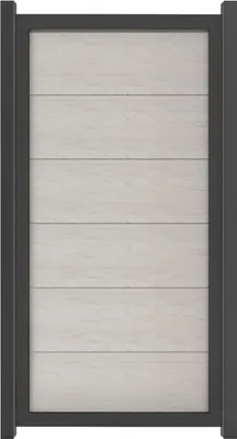 Produktbild von GroJaViento Zaunelement Farbe: Bi-Color Sand Maß: 90x180cm Rahmen: Anthrazit