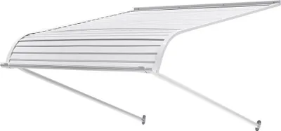 Image de Auvent de fenêtre et de porte 40 x 42 en alliage d'aluminium Auvents de porte d'entrée