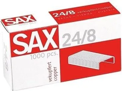Obrázok produktu pre SAX 24/8 medené sponky 1000ks.