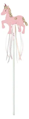 Produktbild von Souza 106479, Karnevalskostüm-Zauberstab, Kind, Mädchen, Drinnen/Draußen, Einhorn, Pink